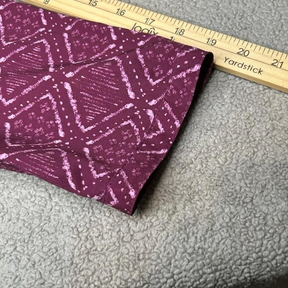 Title Nine Dress Womens Large Adventurista Nimblene Geometric 3/4 Sleeve Stretch - Picture 11 of 13